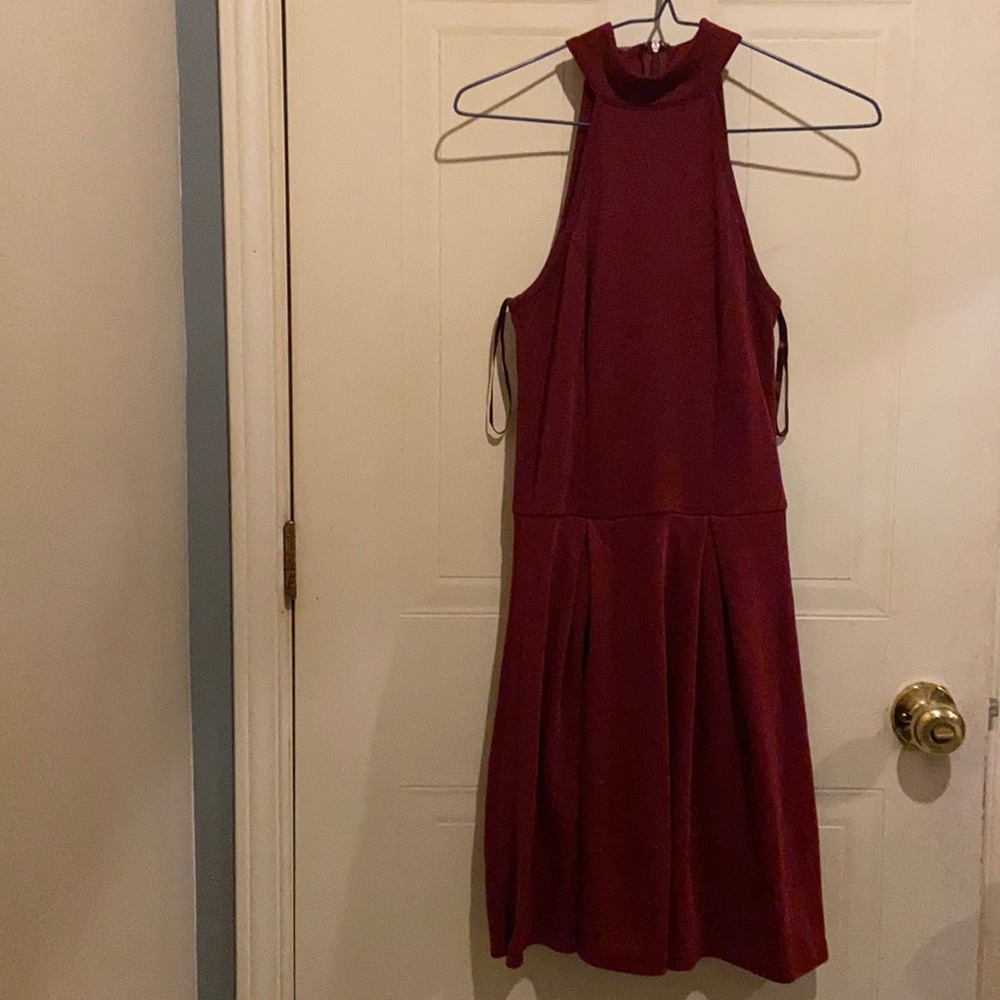 Ax Paris maroon dress